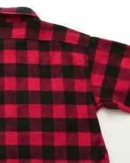 画像5: 60's ROOMY RICHARD ACRYLIC WOOL COTTON BUFFALO CHECK CPO SHIRT (5)