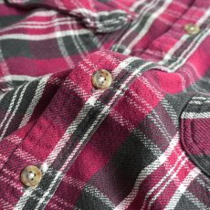 画像7: 90's DAKOTA COTTON CHECK HEAVY FLANNEL SHIRT (7)