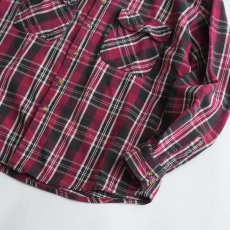 画像4: 90's DAKOTA COTTON CHECK HEAVY FLANNEL SHIRT (4)