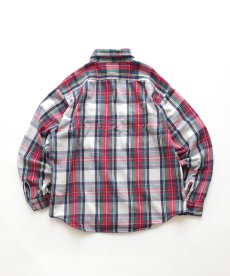画像2: 80's FIVE BROTHER COTTON CHECK HEAVY FLANNEL SHIRT "MADE IN USA" (2)