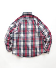 画像2: 80's FIVE BROTHER COTTON CHECK HEAVY FLANNEL SHIRT "MADE IN USA" (2)