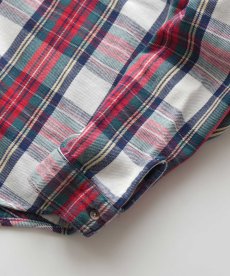 画像4: 80's FIVE BROTHER COTTON CHECK HEAVY FLANNEL SHIRT "MADE IN USA" (4)