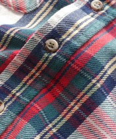 画像6: 80's FIVE BROTHER COTTON CHECK HEAVY FLANNEL SHIRT "MADE IN USA" (6)