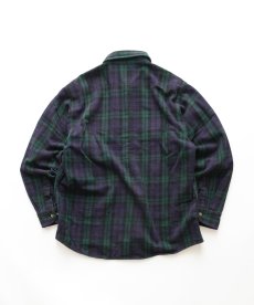 画像2: 〜90's FIELD & STREAM COTTON BLACKWATCH CHECK HEAVY FLANNEL SHIRT (2)
