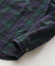 画像6: 〜90's FIELD & STREAM COTTON BLACKWATCH CHECK HEAVY FLANNEL SHIRT (6)