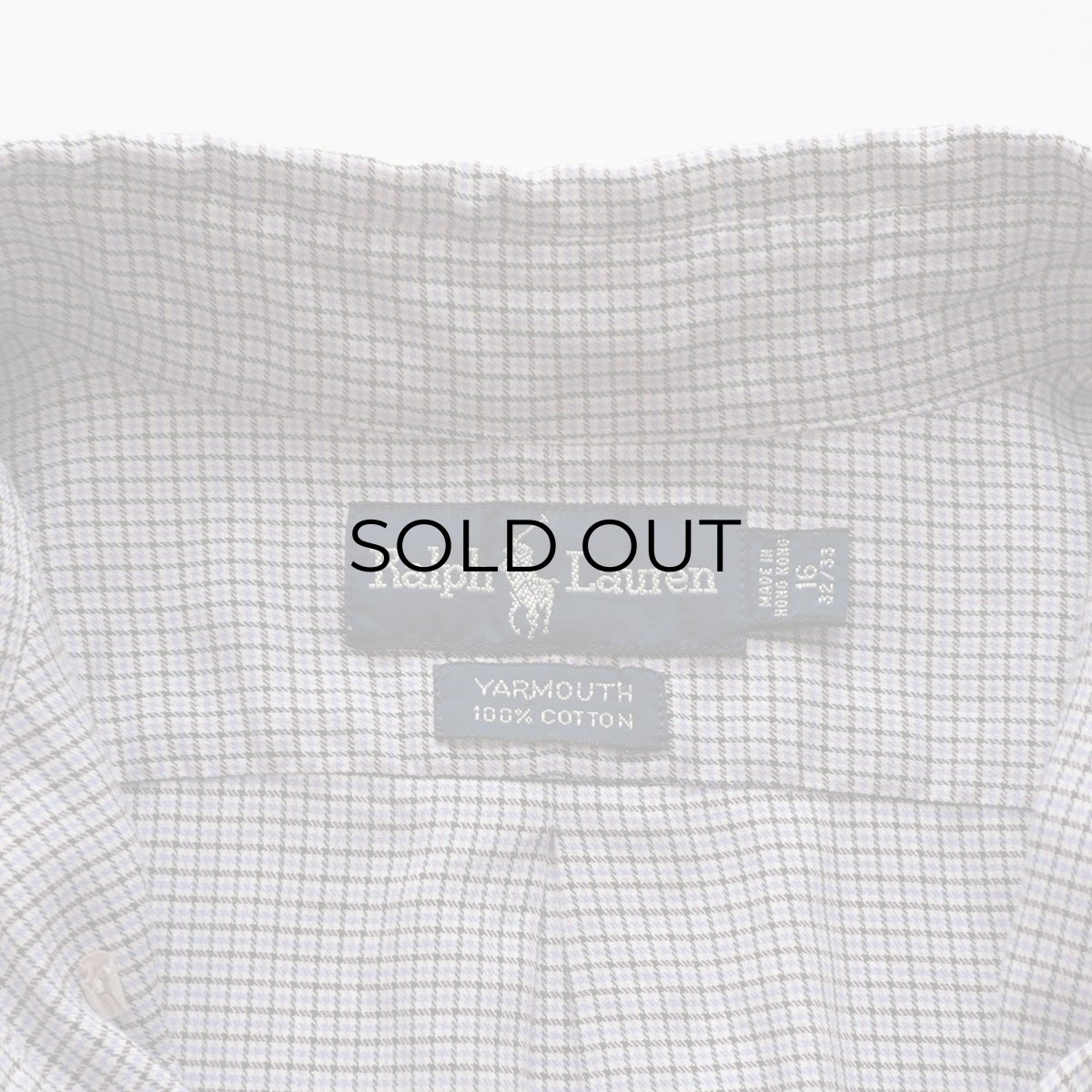画像7: Ralph Lauren COTTON CHECK B/D SHIRT (7)