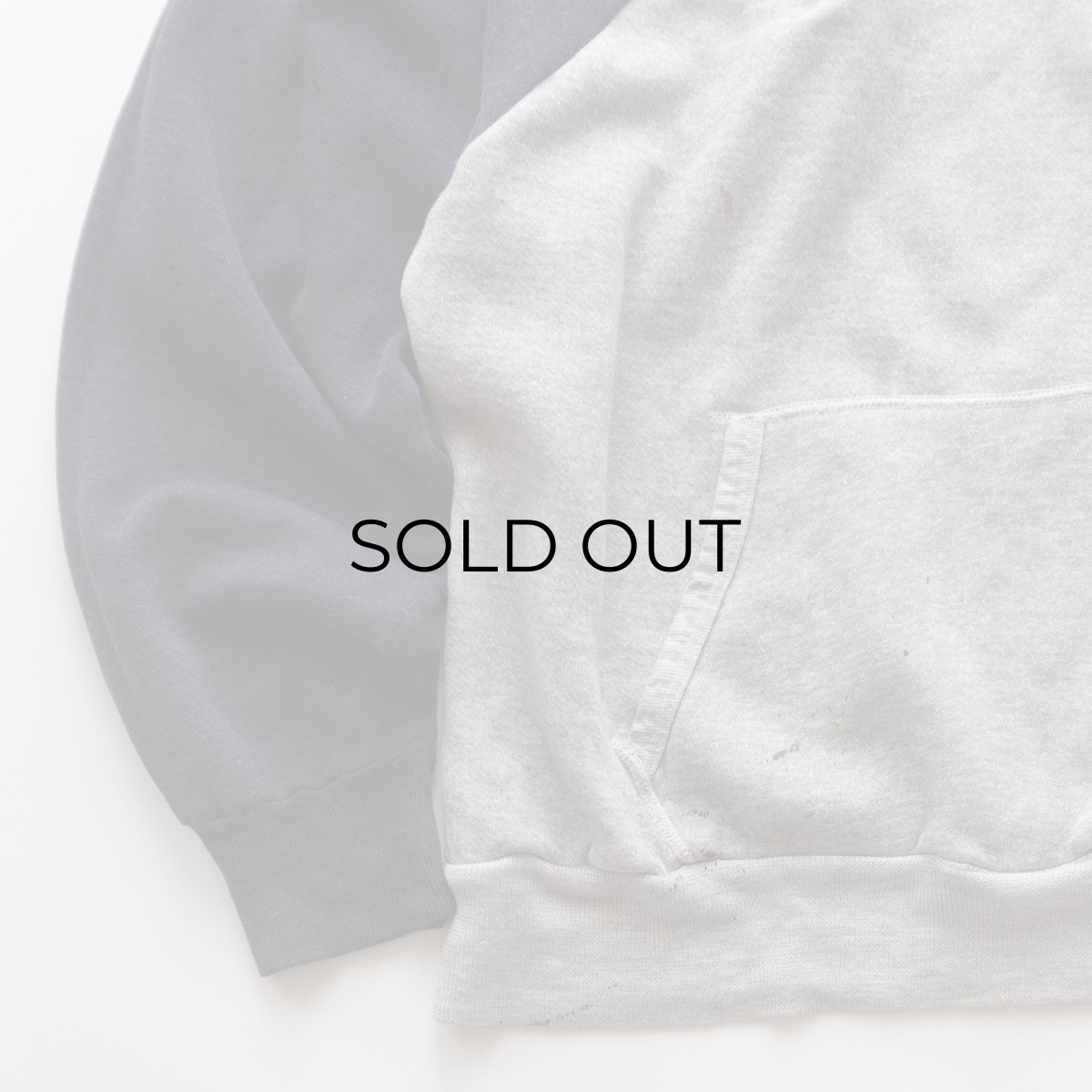 画像4: 70's NIKE LOGO PRINT 2-TONE SWEAT PULLOVER PARKA "MADE IN USA" (4)