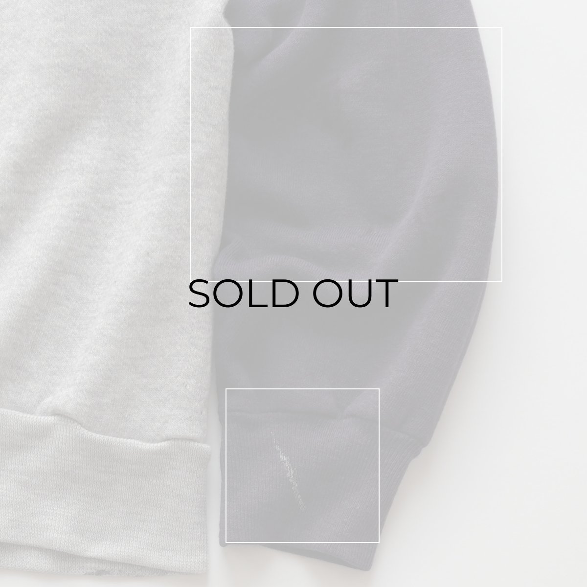 画像8: 70's NIKE LOGO PRINT 2-TONE SWEAT PULLOVER PARKA "MADE IN USA" (8)