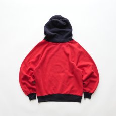 画像2: 70's NIKE LOGO PRINT 2-TONE SWEAT PULLOVER PARKA "MADE IN USA" (2)