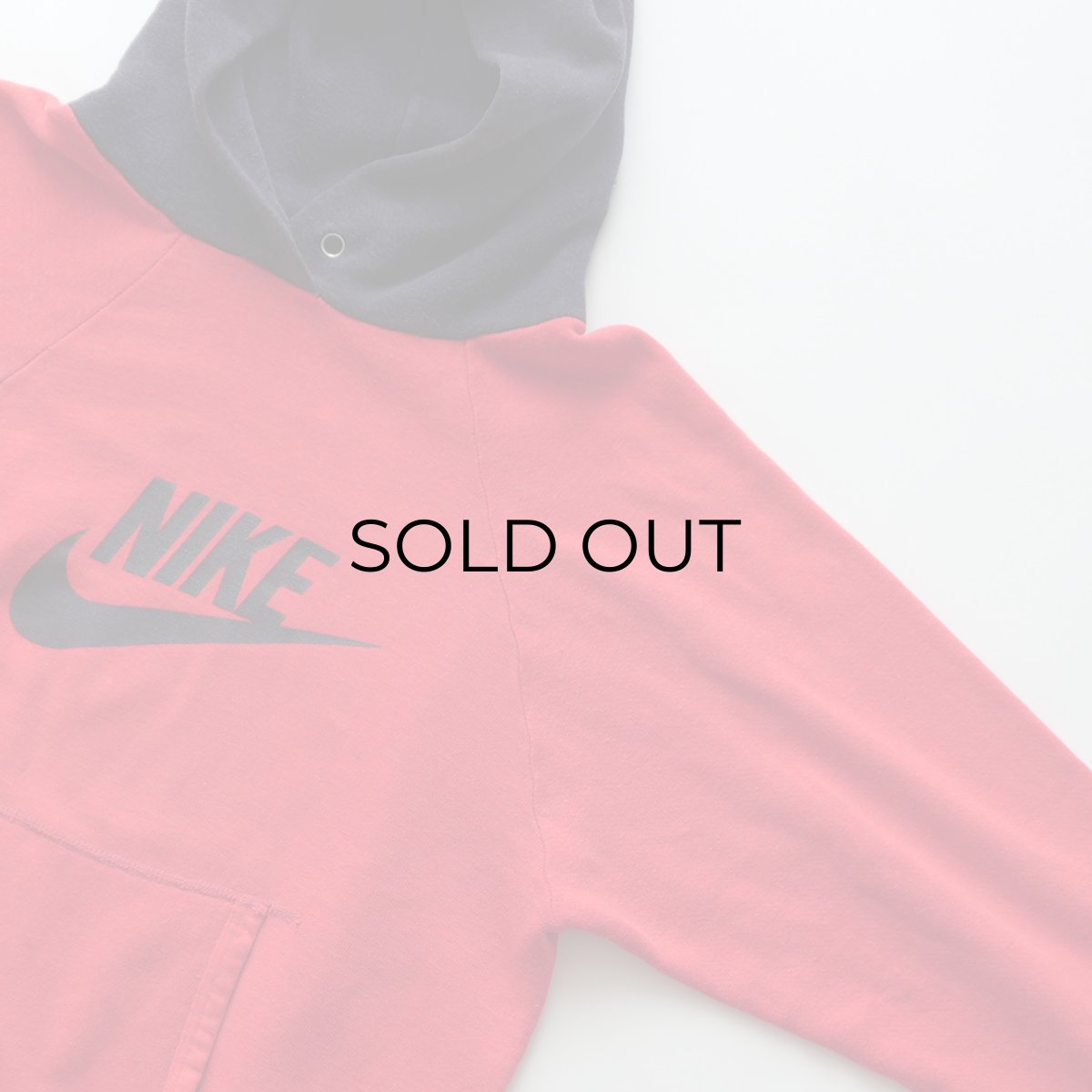 画像3: 70's NIKE LOGO PRINT 2-TONE SWEAT PULLOVER PARKA "MADE IN USA" (3)