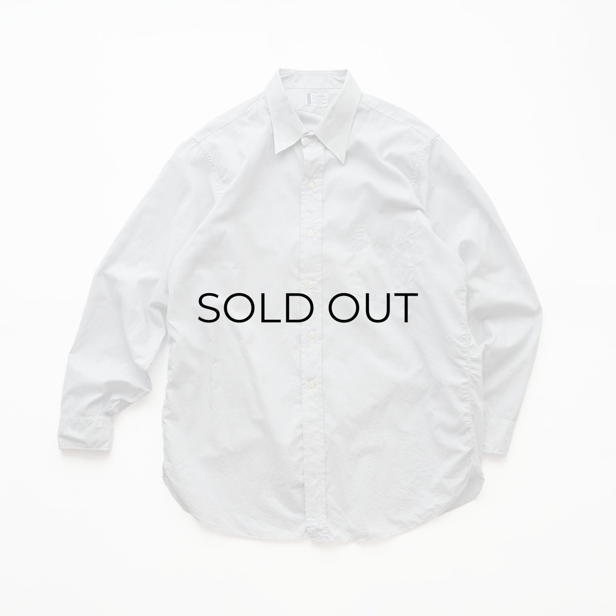 画像1: 50's PILGRIM COTTON DOBBY CLOTH DRESS SHIRT (1)