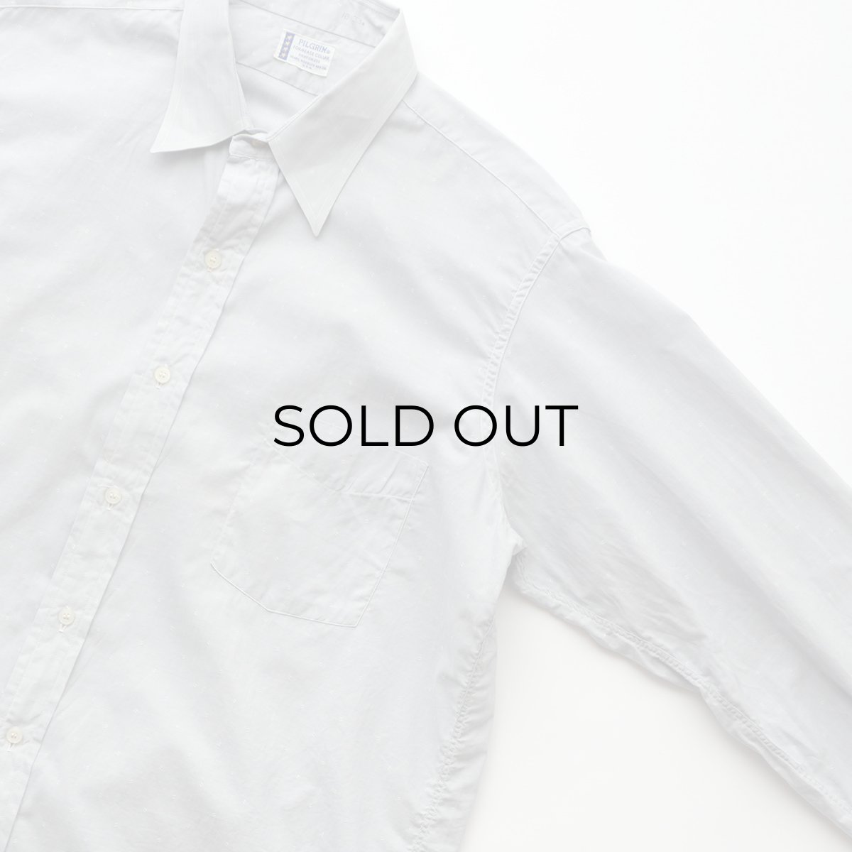 画像3: 50's PILGRIM COTTON DOBBY CLOTH DRESS SHIRT (3)