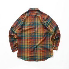 画像2: 〜70's Sears "PERMA PREST" COTTON POLYESTER CHECK LOOP COLLAR SHIRT (2)