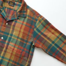 画像3: 〜70's Sears "PERMA PREST" COTTON POLYESTER CHECK LOOP COLLAR SHIRT (3)