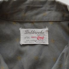 画像6: 60's Delbrooke COTTON POLYESTER DOBBY CLOTH LOOP COLLAR BOX SHIRT (6)