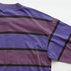 画像5: 90's PERMIT COTTON PRINT BORDER HENLEY NECK L/S TEE  (5)