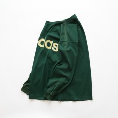 画像2: 90's adidas COTTON PRINT L/S TEE "adidas" "MADE IN USA" (2)