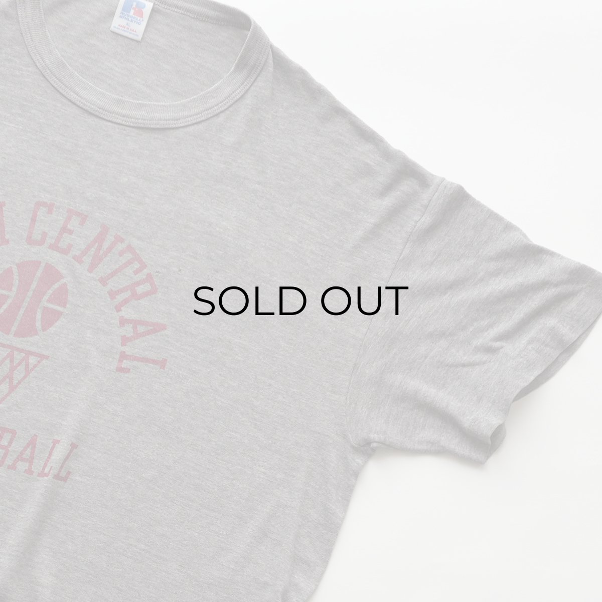 画像3: 80's RUSSELL PRINT S/S TEE "NORTH CENTRAL BASKETBALL" "MADE IN USA" (3)