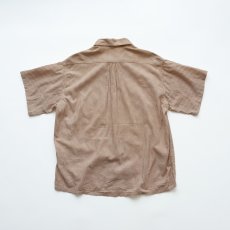 画像2: 40's Pilgrim "NOBILITY" COTTON PRINT HOUNDSTOOTH CHECK S/S OPEN COLLAR BOX SHIRT (2)