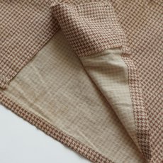 画像8: 40's Pilgrim "NOBILITY" COTTON PRINT HOUNDSTOOTH CHECK S/S OPEN COLLAR BOX SHIRT (8)