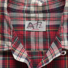 画像7: 60's Jayson COTTON CHECK S/S LOOP COLLAR BOX SHIRT (7)