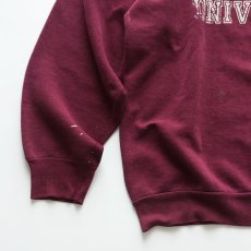 画像4: 70's UNKNOWN BRAND PRINT CREW NECK SWEAT "WASHIGTON STATE UNIVERSITY" (4)
