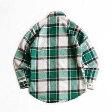 画像2: 80's ST. JOHN'S BAY COTTON CHECK "BIG MAC FLANNEL" HEAVY FLANNEL SHIRT "MADE IN USA" "MINT CONDITION" (2)