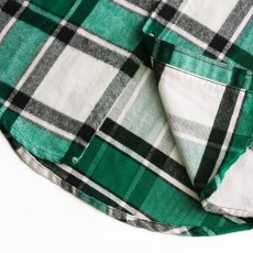 画像7: 80's ST. JOHN'S BAY COTTON CHECK "BIG MAC FLANNEL" HEAVY FLANNEL SHIRT "MADE IN USA" "MINT CONDITION" (7)