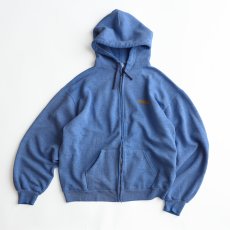 画像1: 80's UNKNOWN BRAND PRINT SWEAT ZIP PARKA "PUNAHOU" (1)