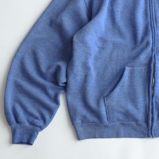 画像4: 80's UNKNOWN BRAND PRINT SWEAT ZIP PARKA "PUNAHOU" (4)