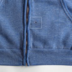 画像7: 80's UNKNOWN BRAND PRINT SWEAT ZIP PARKA "PUNAHOU" (7)