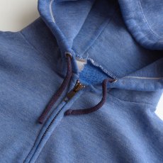画像5: 80's UNKNOWN BRAND PRINT SWEAT ZIP PARKA "PUNAHOU" (5)