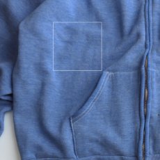 画像8: 80's UNKNOWN BRAND PRINT SWEAT ZIP PARKA "PUNAHOU" (8)