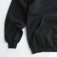 画像4: 〜90's SUPER WEIGHTS by RUSSELL BACK PRINT BLACK SWEAT PULLOVER PARKA "ICKES" "MADE IN USA" (4)