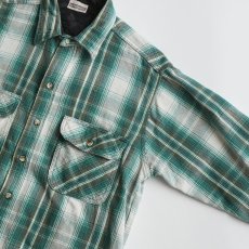 画像4: 〜90's FIELD & STREAM COTTON CHECK HEAVY FLANNEL SHIRT (4)