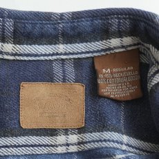 画像7: 〜90's ST. JOHN'S BAY COTTON CHECK HEAVY FLANNEL SHIRT "MADE IN USA" (7)