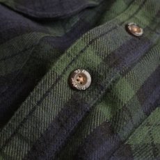画像6: 〜00's Stillwater Supply Co. COTTON BLACKWATCH CHECK HEAVY FLANNEL SHIRT (6)
