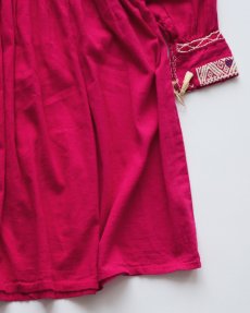 画像4: OLD UNKNOWN BRAND EMBROIDERED COTTON GAUZE TUNIC (4)