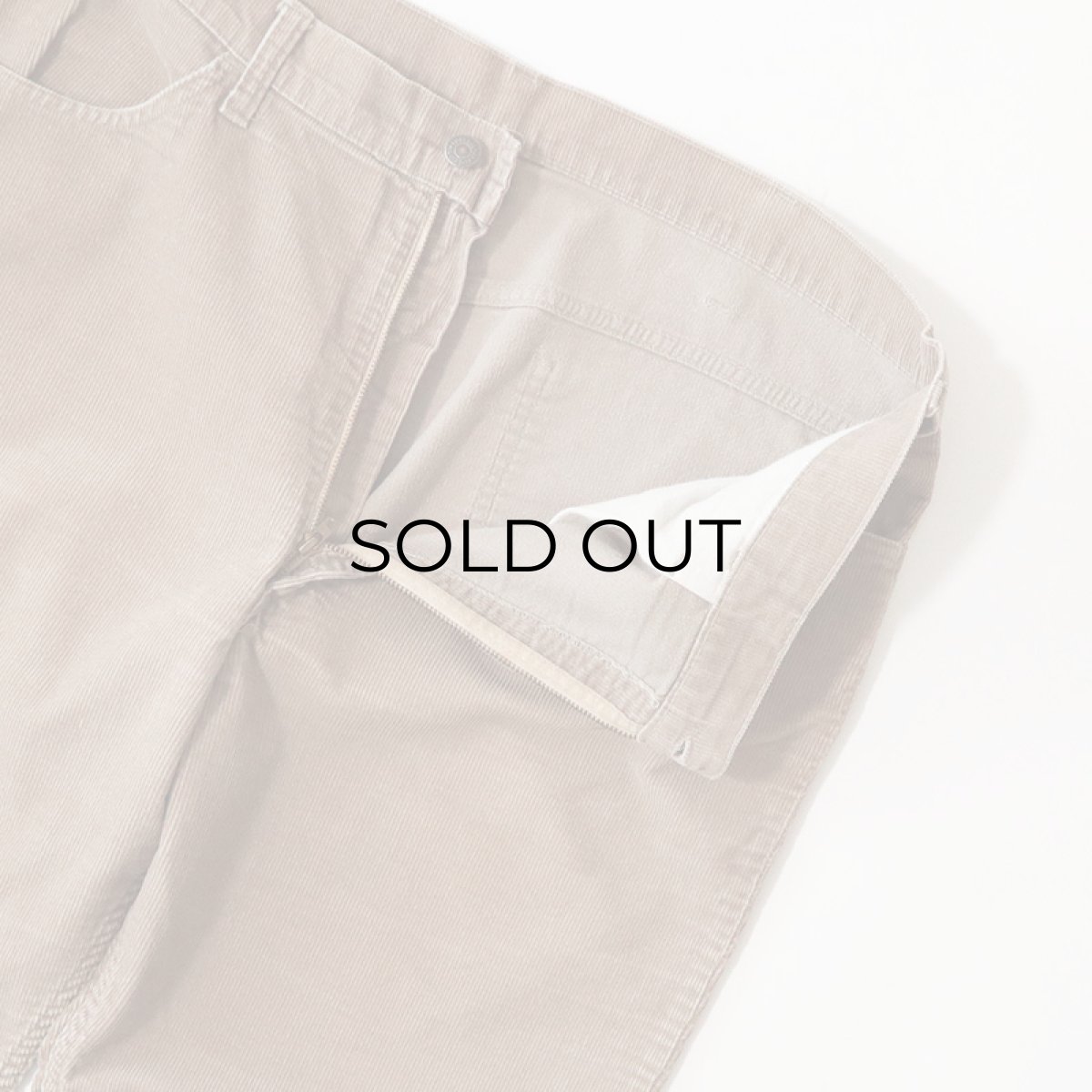 画像4: OLD LEVI'S 646 CORDUROY FLARE PANTS 【Beige  W38 程度】 (4)