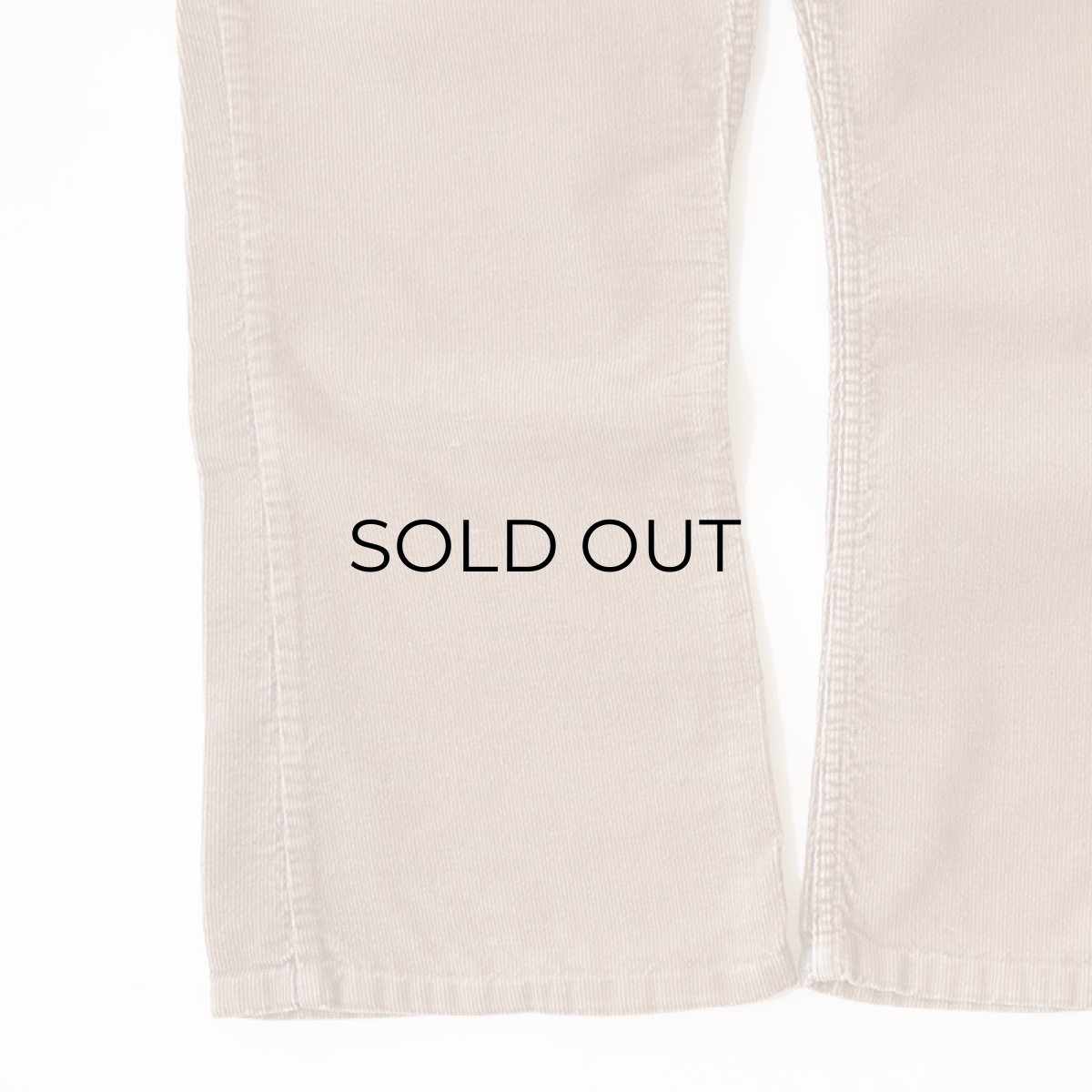 画像5: OLD LEVI'S 646 CORDUROY FLARE PANTS 【Beige  W38 程度】 (5)