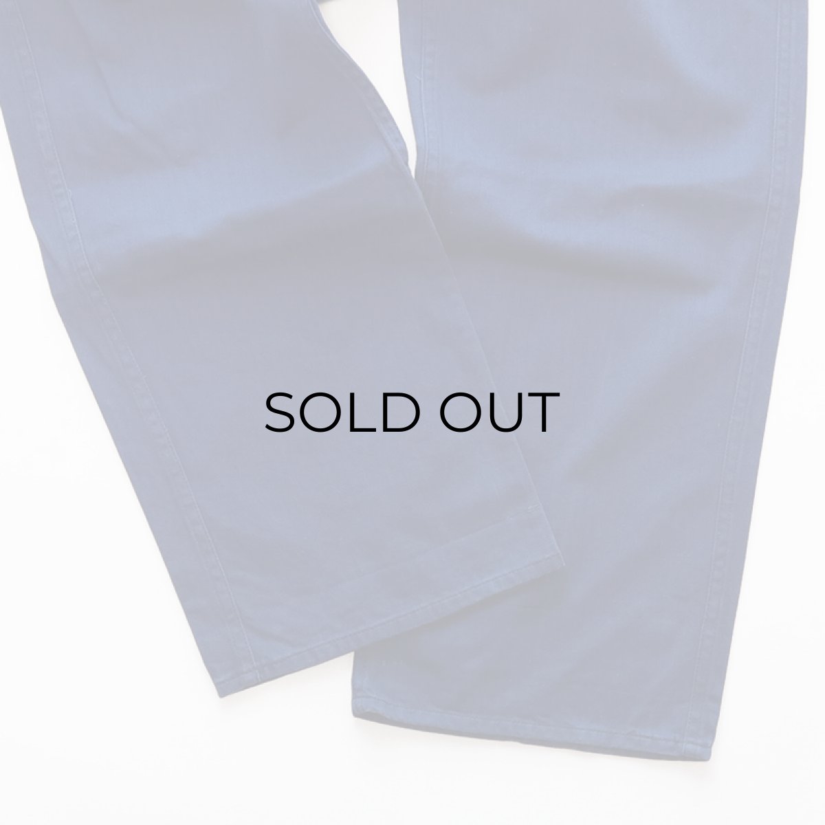 画像5: OLD UNKNOWN BRAND COTTON HERRINGBONE TWILL GERMAN WORK PANTS (5)