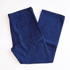 画像1: OLD UNKNOWN BRAND COTTON HERRINGBONE TWILL GERMAN WORK PANTS (1)