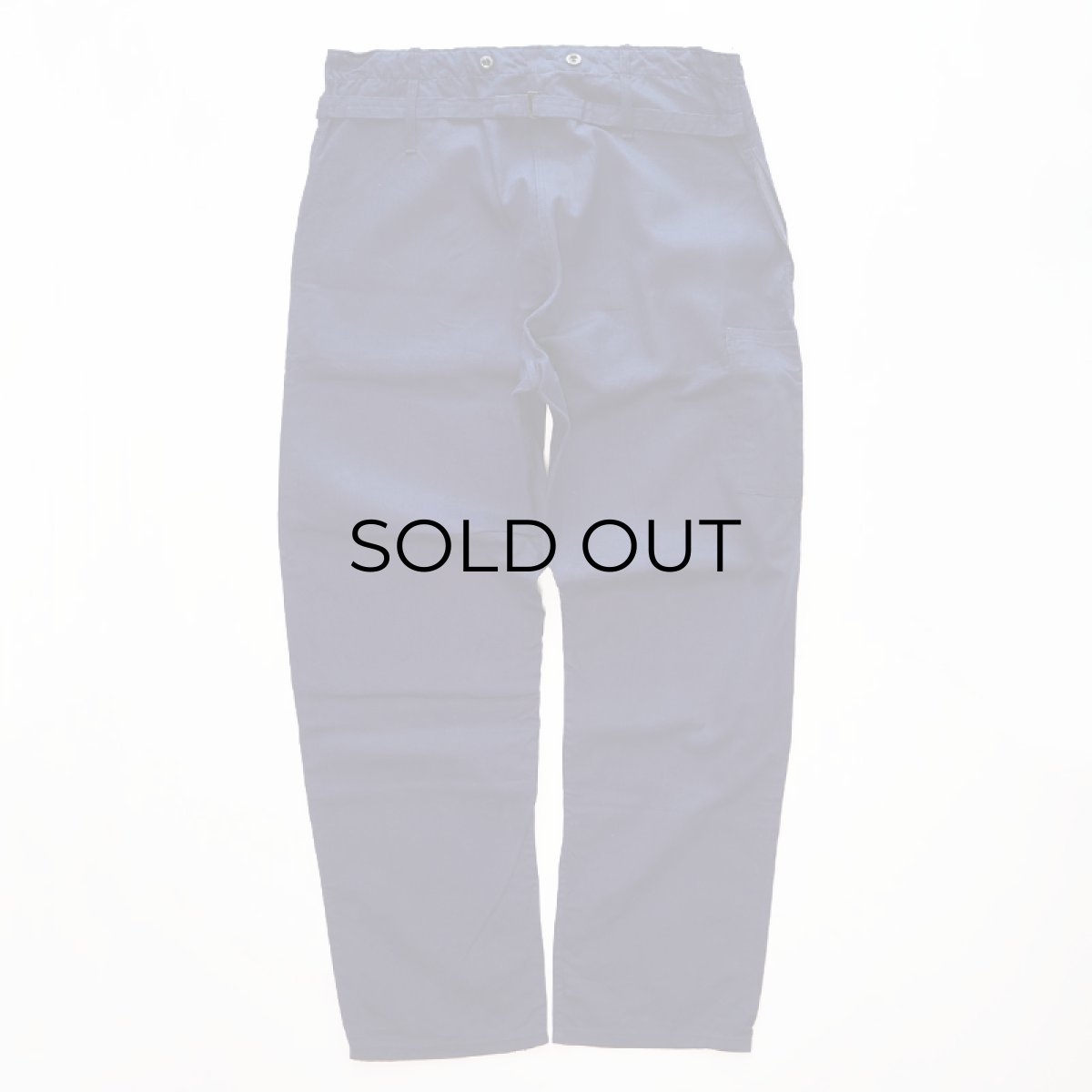 画像3: OLD Wurttembergia COTTON HERRINGBONE TWILL GERMAN WORK PANTS (3)