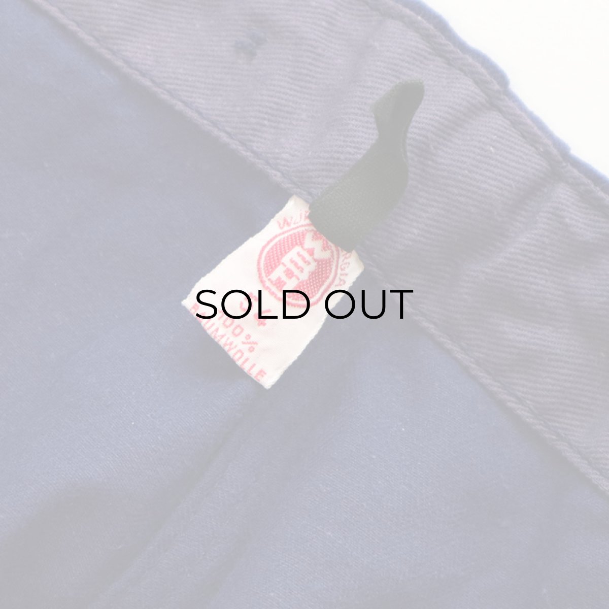 画像9: OLD Wurttembergia COTTON HERRINGBONE TWILL GERMAN WORK PANTS (9)