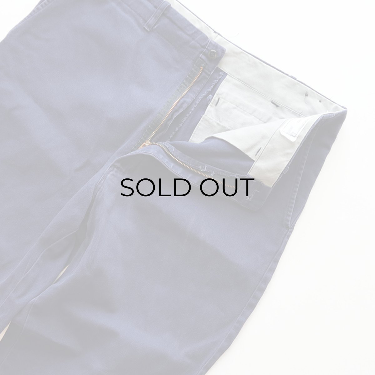 画像4: UNIVERSAL OVERALL COTTON TWILL WORK PANTS 【W35 程度】 (4)
