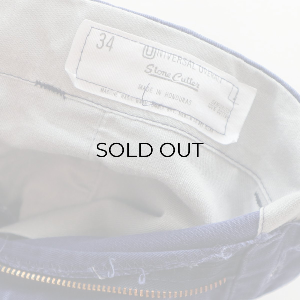 画像7: UNIVERSAL OVERALL COTTON TWILL WORK PANTS 【W35 程度】 (7)