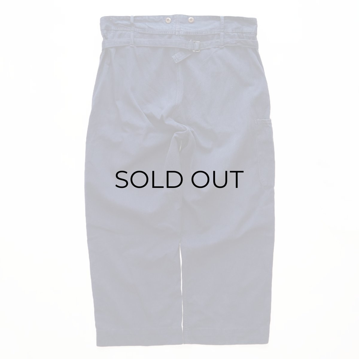 画像3: 〜50's FWBS COTTON TWILL EURO WORK PANTS (3)