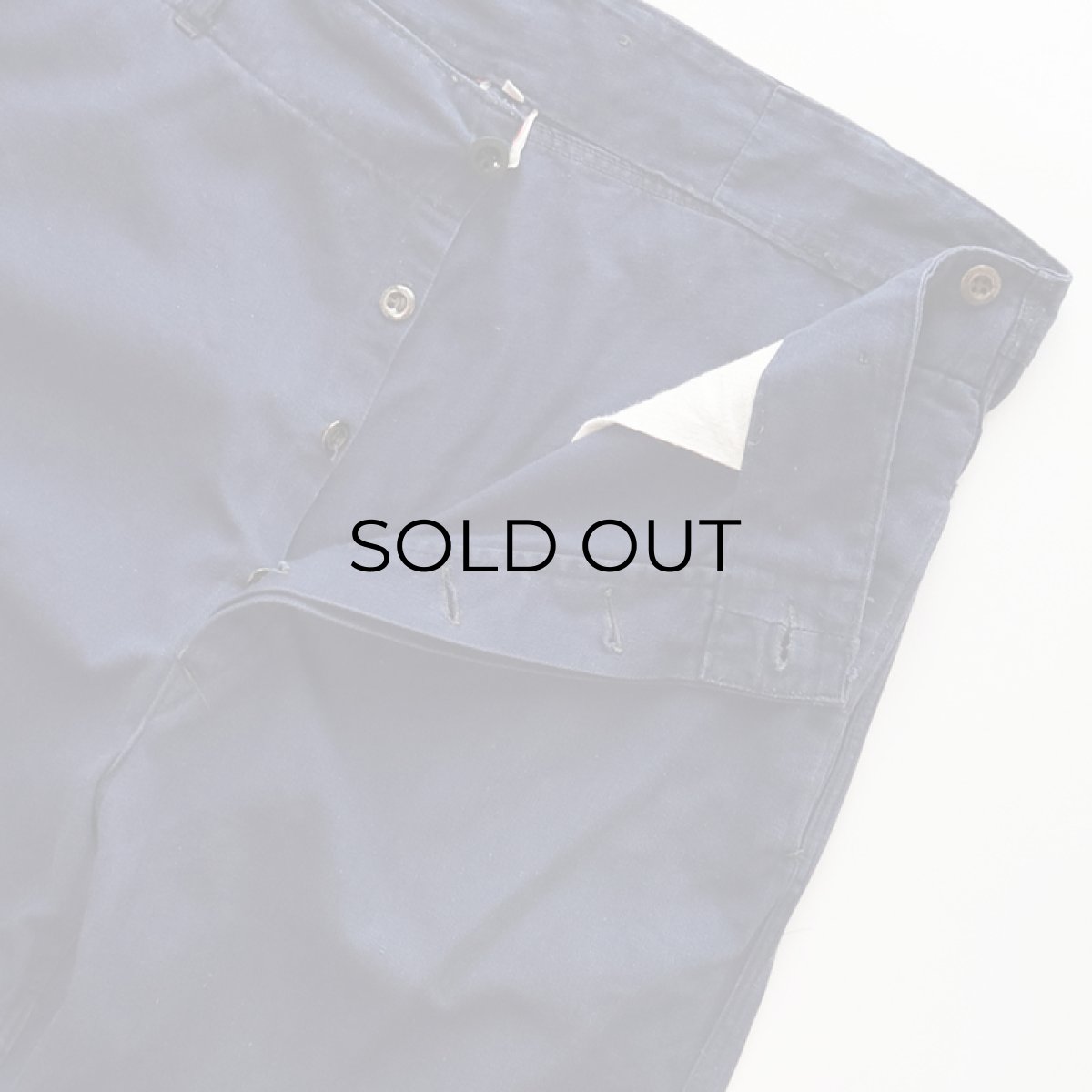 画像4: 〜50's FWBS COTTON TWILL EURO WORK PANTS (4)