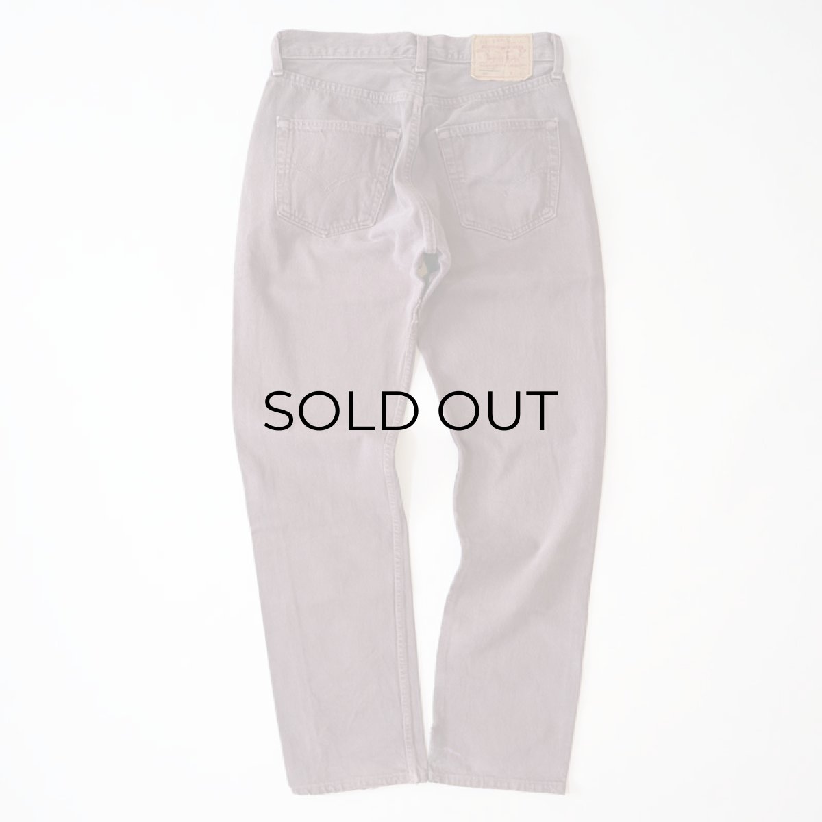画像4: LEVI'S 501 OVER DYED DENIM PANTS "made in USA" 【Purple  W31 程度】 (4)