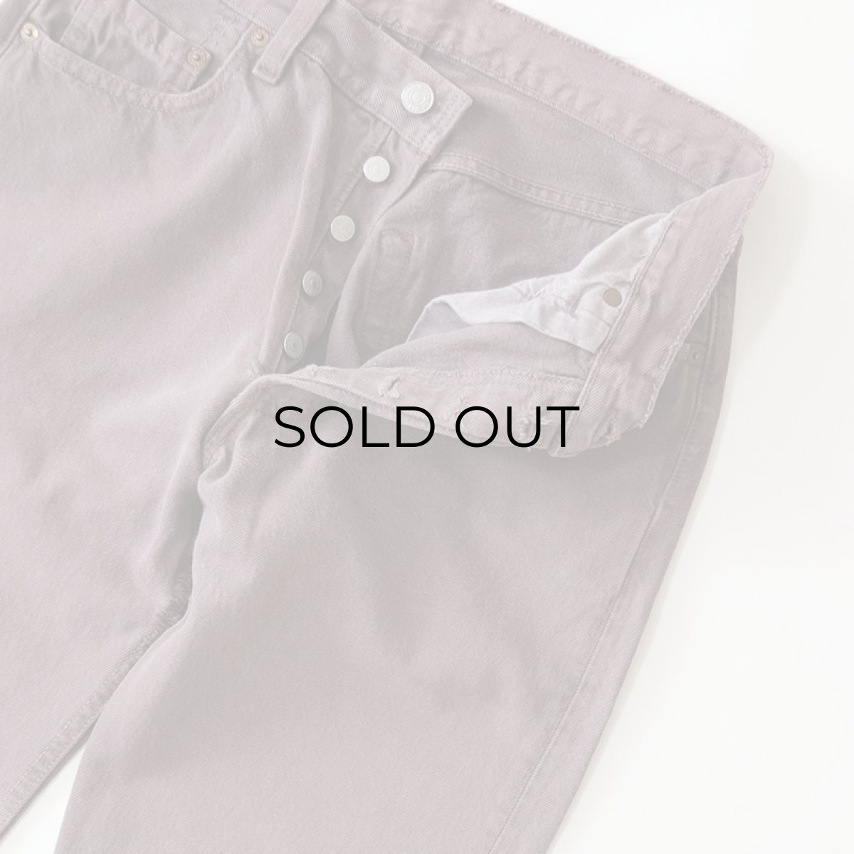 画像5: LEVI'S 501 OVER DYED DENIM PANTS "made in USA" 【Purple  W31 程度】 (5)